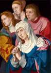 The Virgin, Saints and a Holy Woman
